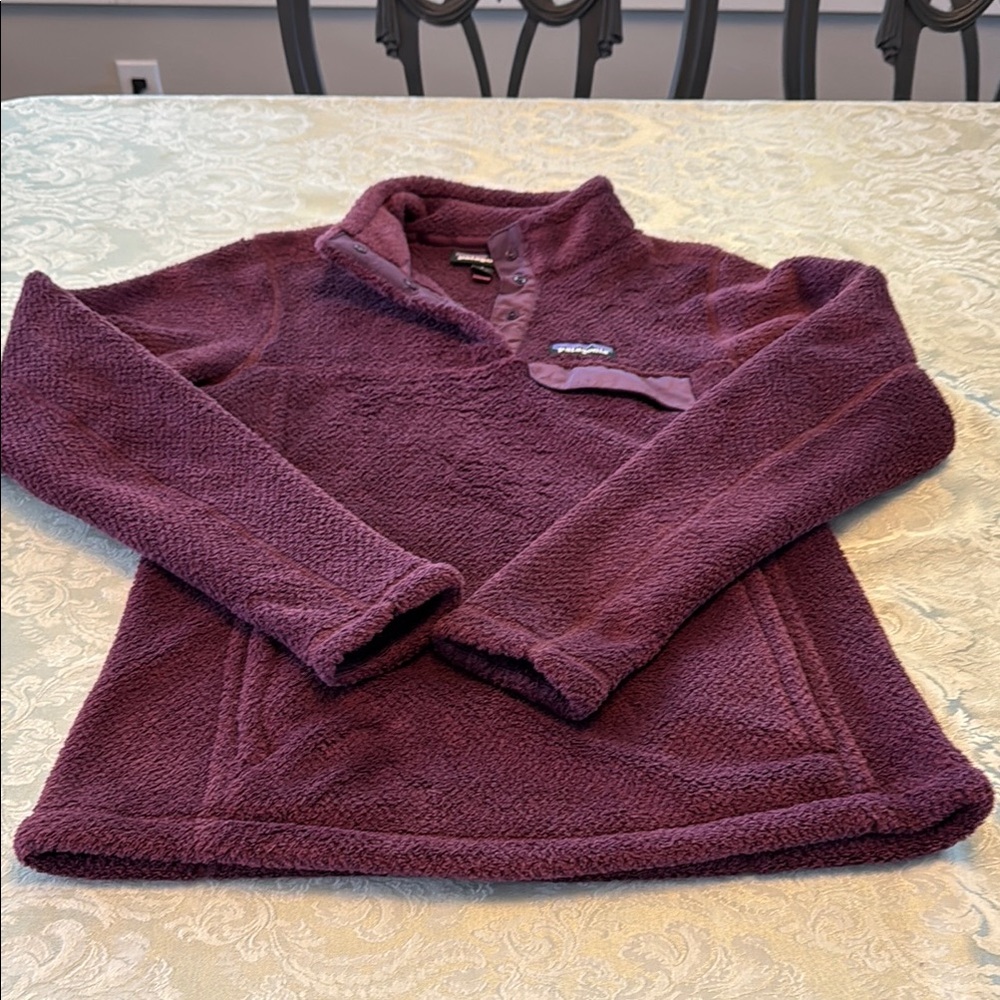 Patagonia Maroon Fleece Pullover